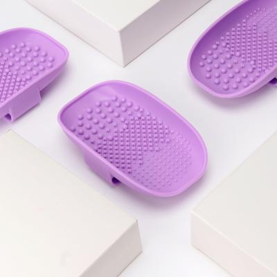 Purple Scrubber Makeup Brush Cleaner Pad Makeup Tools Cosmetic Brush Cleaning Mat