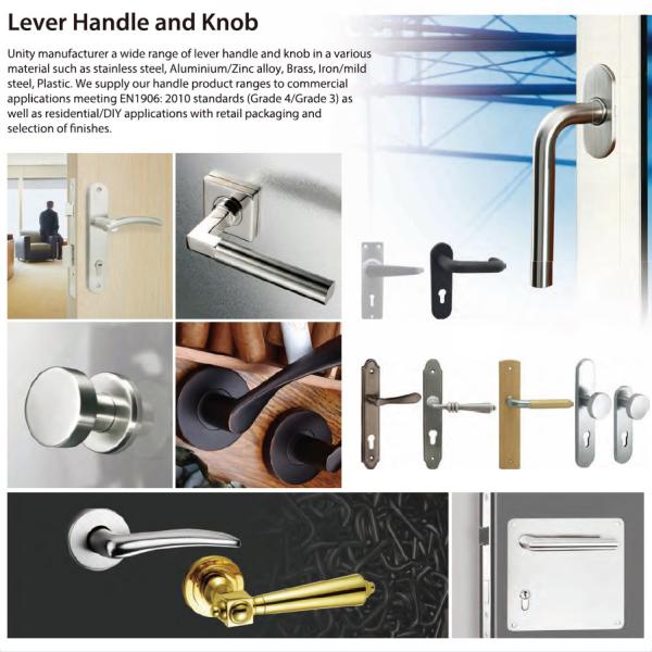 Fire Rated Kitchen Door Handles With Custom Stainless Steel Door Lever