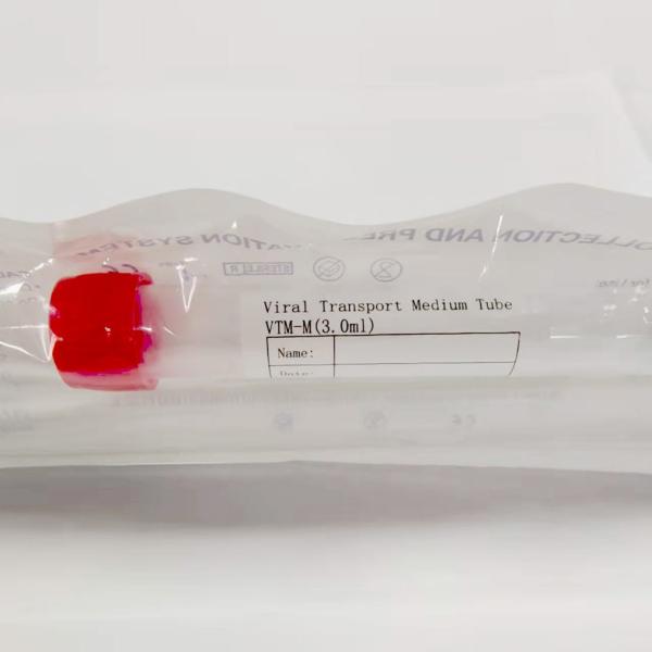 2 Years Shelf Life Viral Transport Tube With Swab Class I Plastic