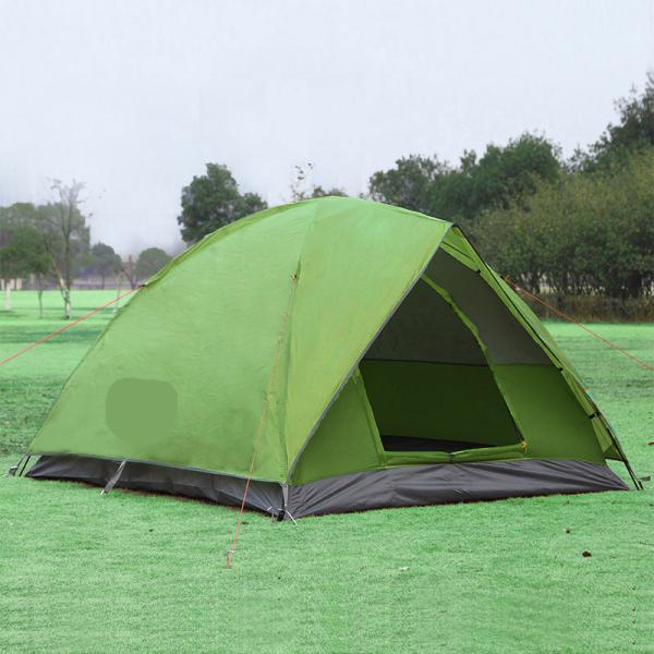 3 Person Camping Tent,Double Layer Windproof Waterproof Backpacking Tents for Hiking Travel Outdoor Beach(HT6013)