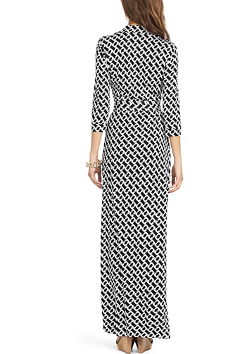 Women Long Sleeved Strechy Evening Dress