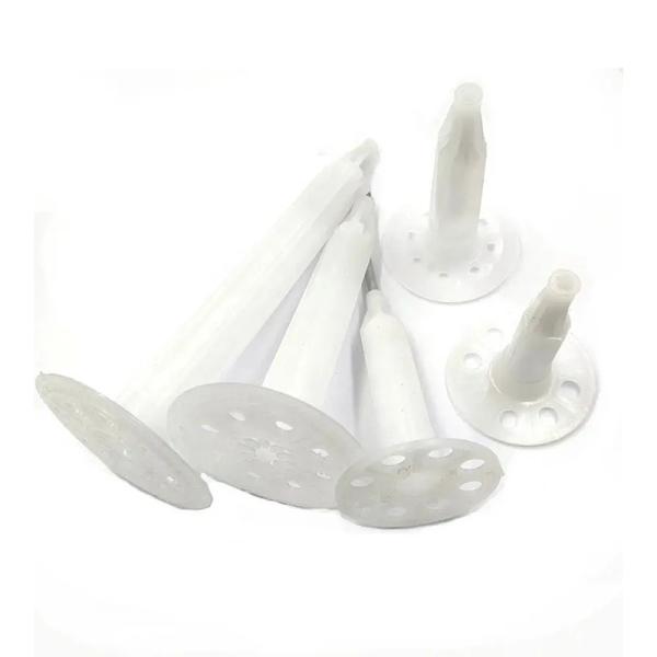 Ancres de fixation isolantes à surface plate et lisse en plastique personnalisable ISO9001