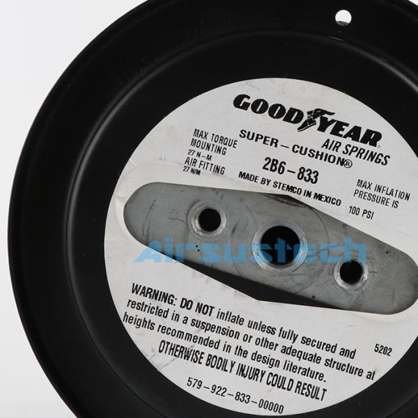 Dos amortiguador estupendo industrial de las amortiguaciones de aire con resorte 2B6-833 2B6833 Goodyear del bramido 579923510 para el bolso Flattener