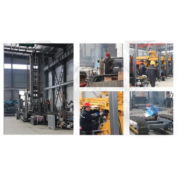 260meter Depth Diesel Portable Water Well Drill Rig Machine Hard Rock Drilling Rig for Deep Wells