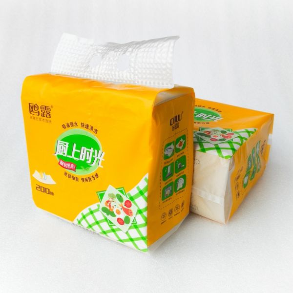 Bamboo Pulp 2-Ply Facial Tissue Soft Home Use Hanging Tissue Paper for Comfort and Style