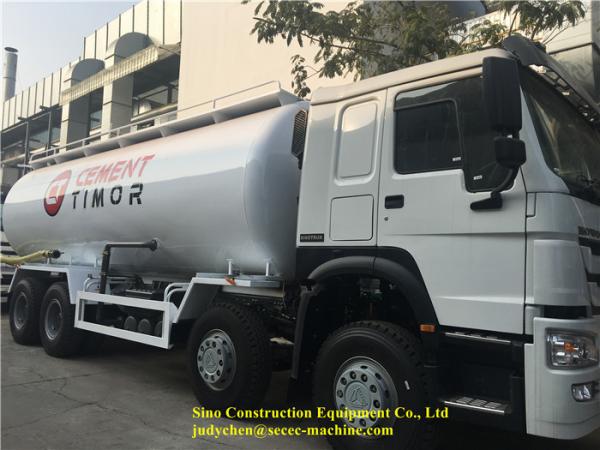 40m3 Bulk Cement Transportation Truck ZZ1317N5267W 371hp Bulk Powder Tank Truck