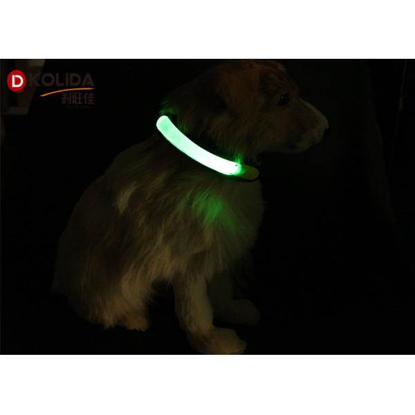 Reflective LED Dog Collar Cover , Pet Accessories Attached To Dog Collars Leashes