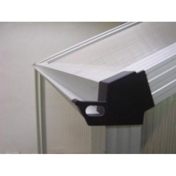 Medium Size Aluminium Greenhouse Heat Treated Pressure Treated Wood Type for Plant Growth