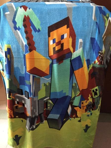 Minecraft Kids Bath Towel Minecraft Beach Towel Minecraft Creeper swim towel Christmas