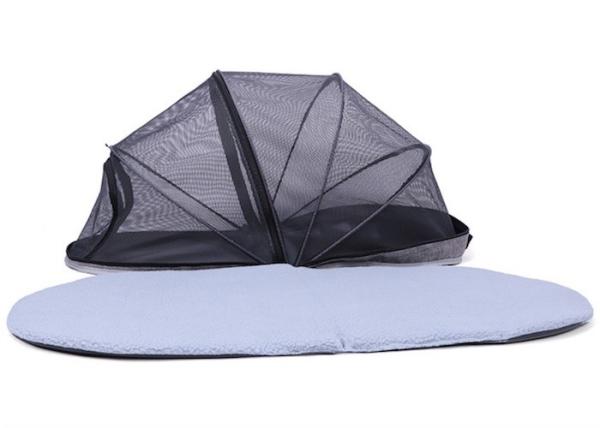Outdoor Portable Easy Up Folding 40X41X82CM Ventilation Nylon Mesh Cozy Dog Tent Black Cute Pet Shelter