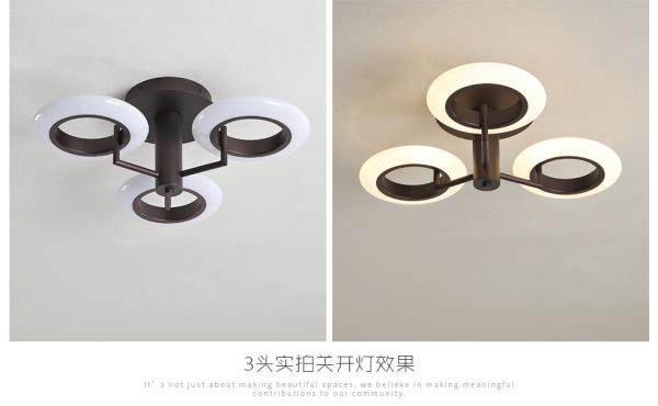 The 2018 new fashion iron + aluminum alloy plus acrylic interior lights 30W / 50W / 120W