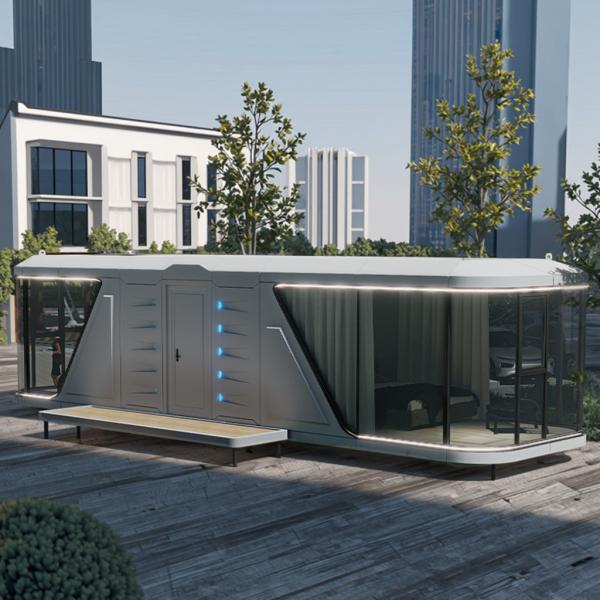 Salle écologique extérieure Capsule à prix abordable Container Apple Capsule préfabriqué