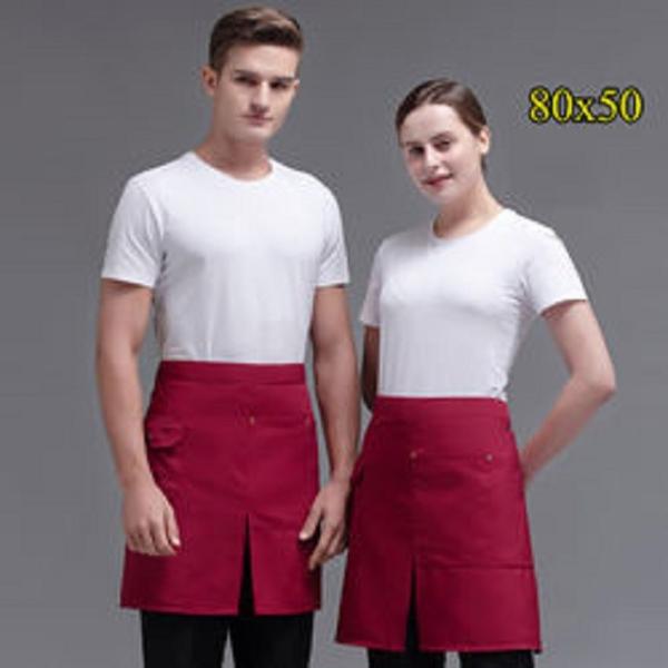 manufacture Custom Logo and Printing high quality Waist and bib unisex Apron For Kitchen Restaurant Coffee Shop Waiter Apron