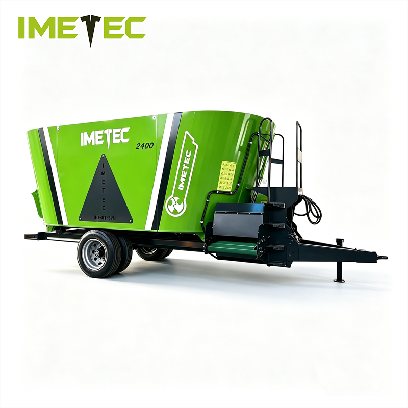 Heavy Duty Vertical Trailed Feed Mixer Wagon PTO Driven TMR Mixer For Beef Cattle Ranch