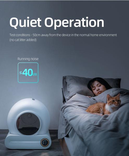 9L Smart Cat Toilet PP PS Smart Self Cleaning Litter Box 900ml