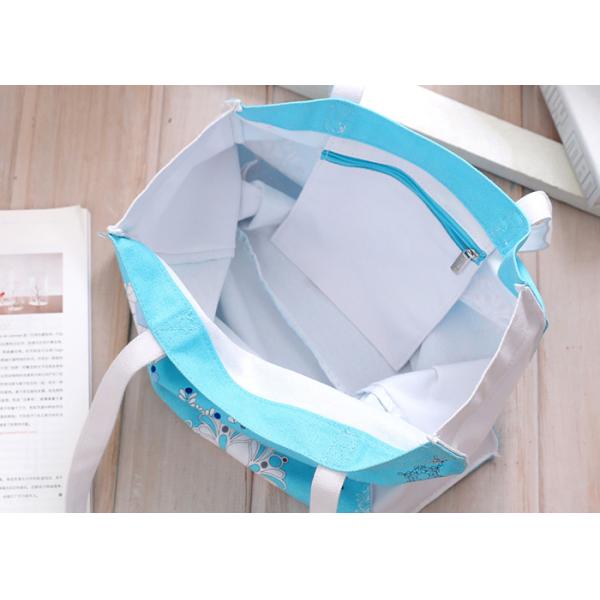 Handle Shopping Canvas Bag Fashion Promotional Eco - Friendly OEM Logo