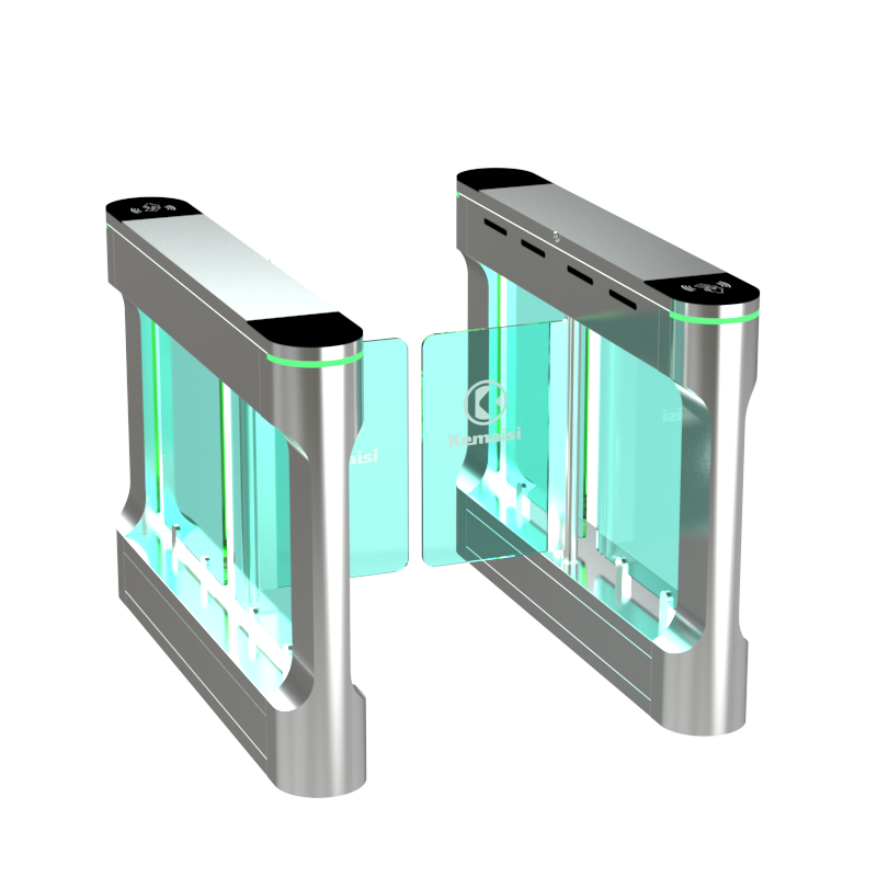 Visitor Registration QR Code Recognition Swing Gate Turnstile