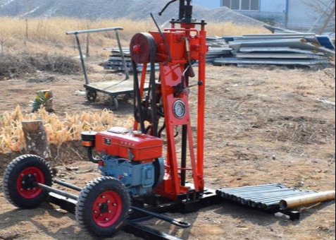 Small Rotary Portable Water Well Drilling Rig Machine Industrial Agricultural Irrigation