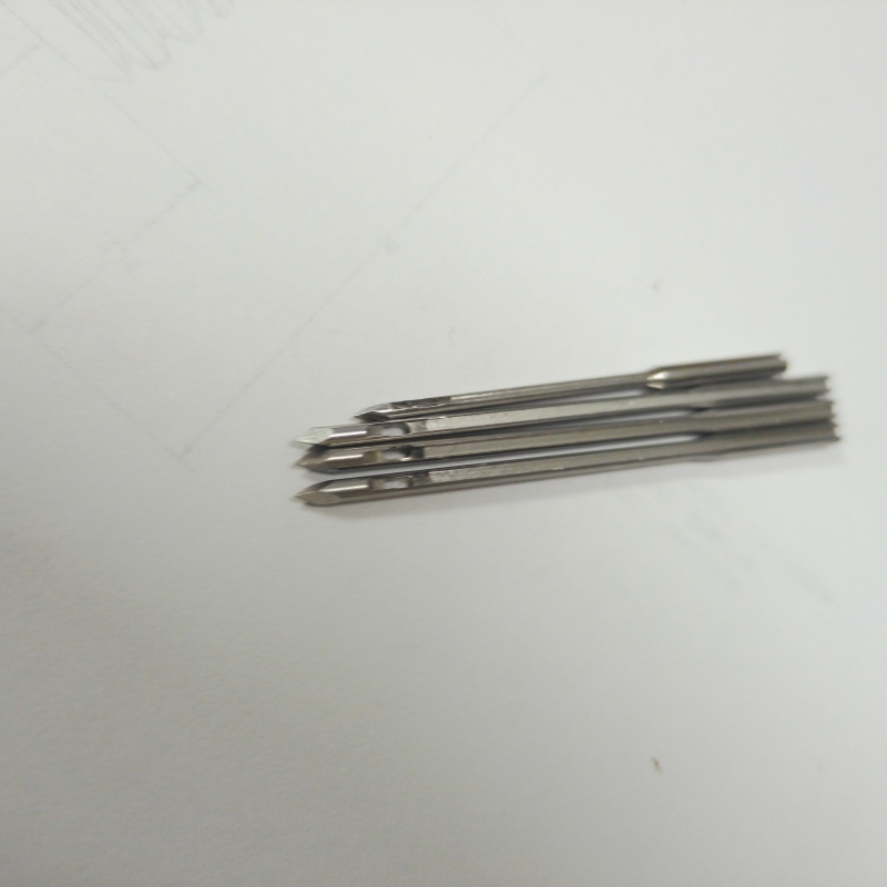 304 Stainless Steel Leather Threading Needle Long Slot Hole Milling