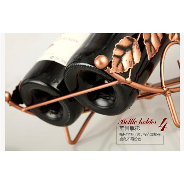 Bronze H43.5cm Wine Glass Upside Down Holder , 1.2kg Upside Down Glass Rack