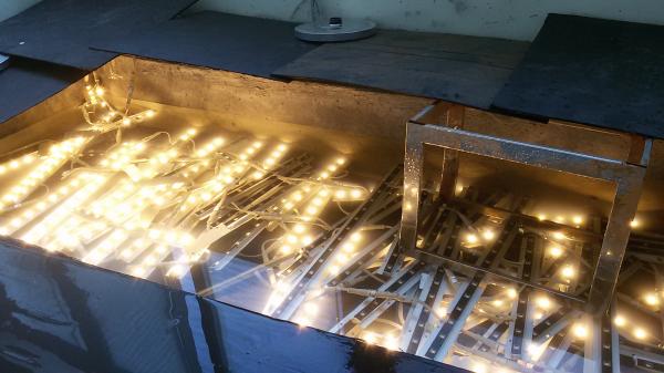 Outdoor Linear LED Wall Washer Light With 120° Convex Lens / Nichia LED