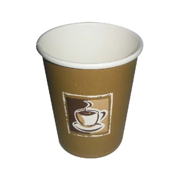 Convenient Custom Coffee Takeaway Cups 8 Oz Biodegradable Printed Paper Cups