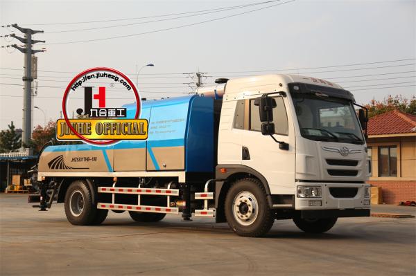 JIUHE Caminhão montado bomba de concreto fabricante HBC100 Caminhão montado bomba de linha de concreto