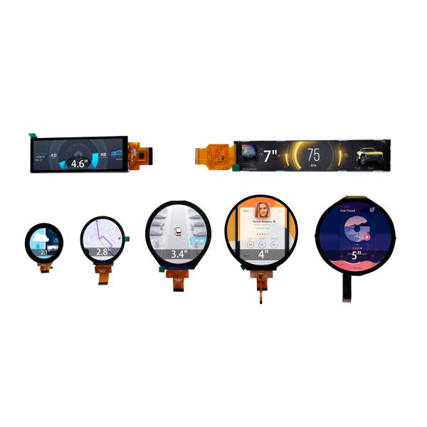 1.6 Inch 400x400 Customized Circle TFT Display 230 cd/m2 ST77903 QSPI Interface