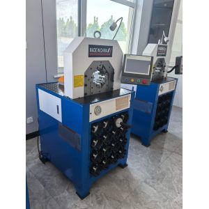 3 Inch Super Thickness Model 220v/380v Hydraulic Hose Crimping Machine PLC/botton Control System And 6-76mm Crimping Range 15 Dies For Hydraulic Applications