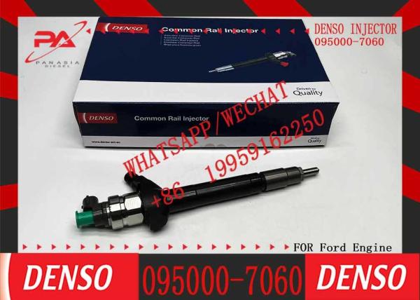 Inyector de diesel 0950007060 6C1Q-9K546-BC Inyector de tren común 095000-7060 Para el tránsito F0RD 2.2 2.4 Tdci