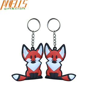 Decorative Custom PVC Keychain Promotional PVC Rubber Keychain