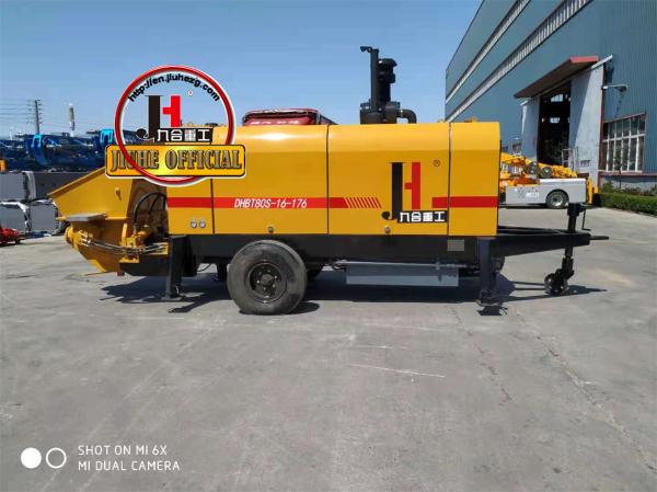 Diesel And Electric Power Type Tow Behind Trailer Stationary Station Concrete Pump Schwing Stetter Concrete Pumps