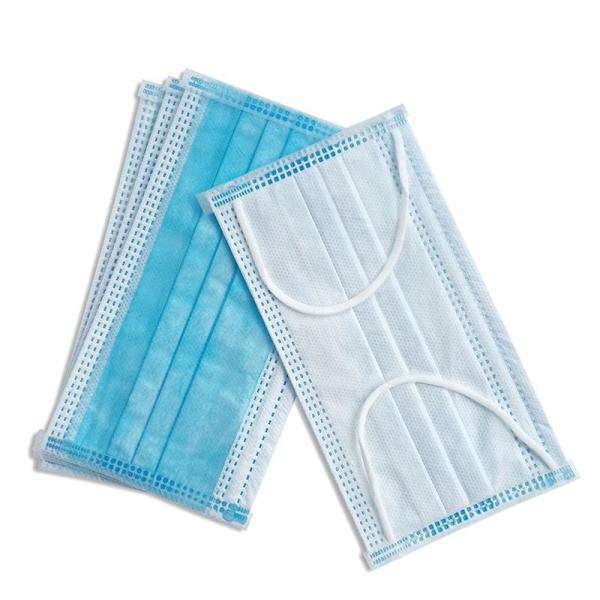 Non Woven Disposable Protective Mask , Breathable Elastic Ear Loop Mask