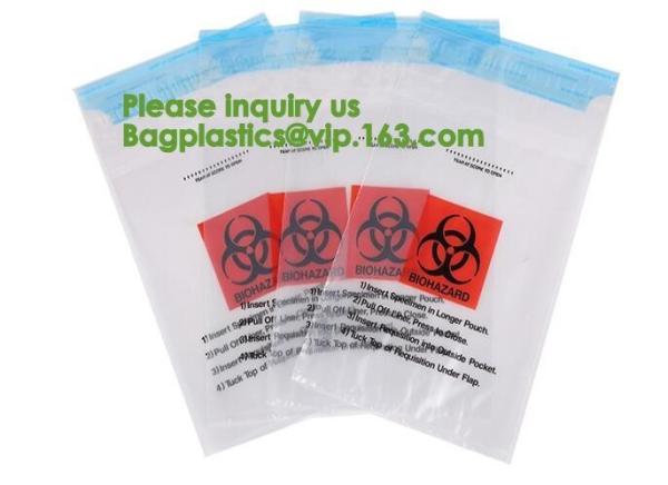 Bio-Medical Hazardous waste,Bio-hazard Specimen Bag 6″ X 9″ Printed English Medical Mart,Biological Waste Management and