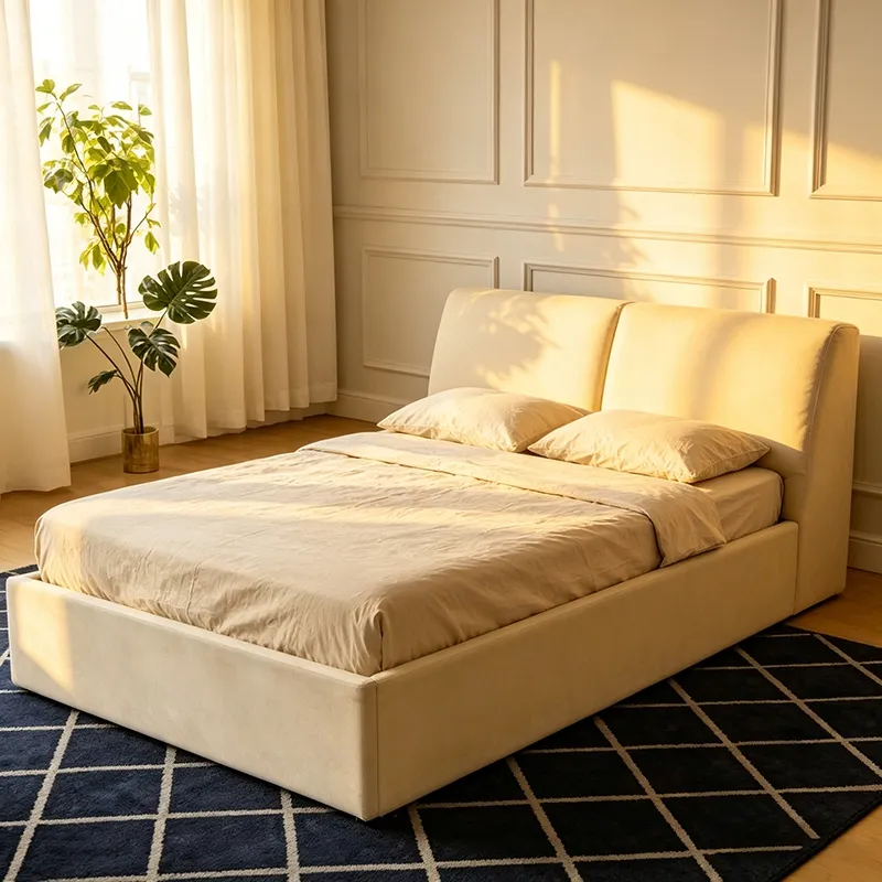 Strong Integrated Frame Bed with Safe Hydraulic Rods