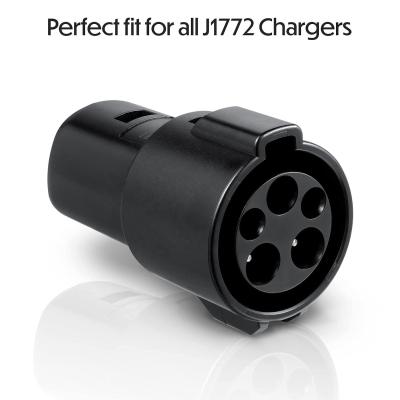 Type1 do conector da C.A. do adaptador do compressor do veículo elétrico 60A ao adaptador J1772 do carro de Tesla EV a TPC