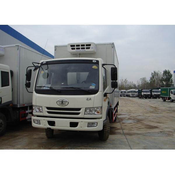 Тележка Синотрук ФАВ 4С2 небольшая Рефригератед, реклама стеклоткани 5Т Рефригератед тележки