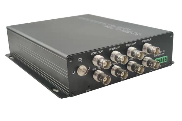 Humanity 8 channel 3GSDI to Fiber Digital Video Converter with RS485 data and customized services sdi to fiber converter