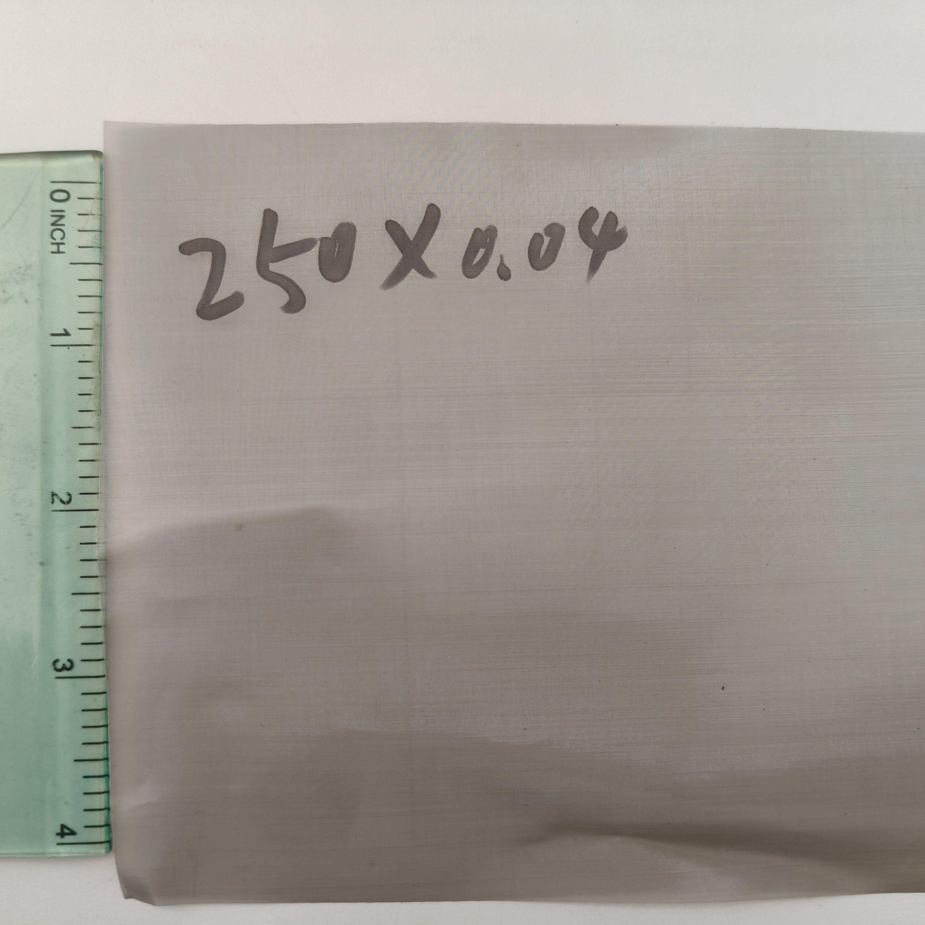 250 Mesh 0.04mm Wire Diameter Stainless Steel Woven Wire Mesh for Precision Filtration