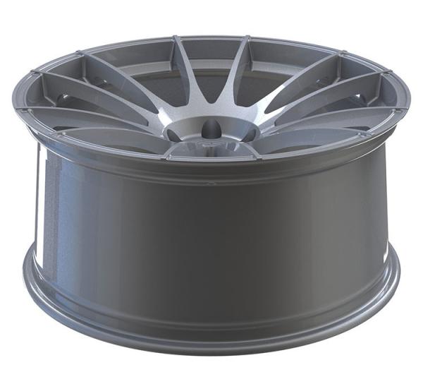 Hyper Silver 1 Piece Forged Wheels Spokes Monoblock Alloy Aluminum Rims