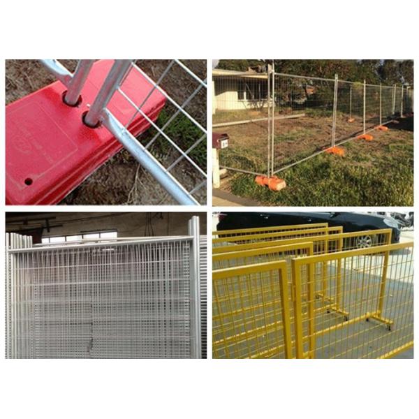 Security Galvanized Temporary Construction Fence Panels For Isolation