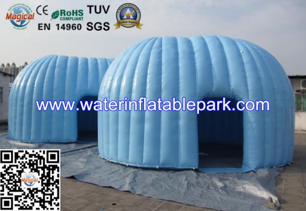 Blue Oxford Fabric Inflatable Tent / Inflatable Exhibition Tent for Promotion