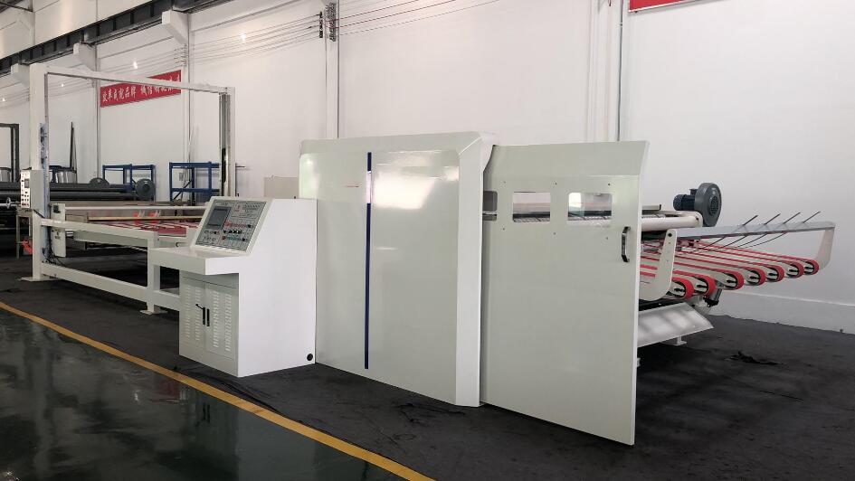 Полностью автоматическая рифленая коробка делая машину, машину Gluer папки Flexo