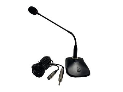 Lightweight DC3V PA Microphone System Table Top Mic 200Ohms