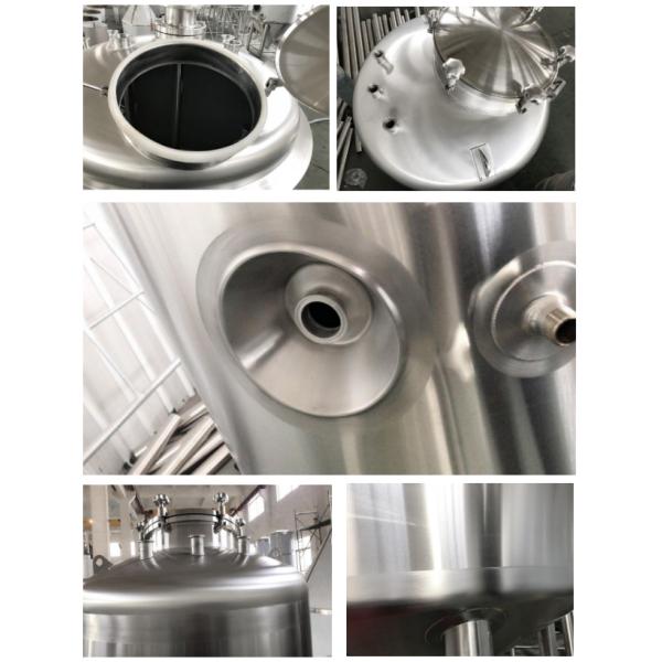 2000L Stainless Steel 304 Cold Liquor Tank Dimple Plate Jacket For Brewing System