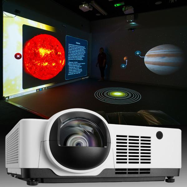 Immersive Projector Museums And Exhibitions Short Throw Laser Projector