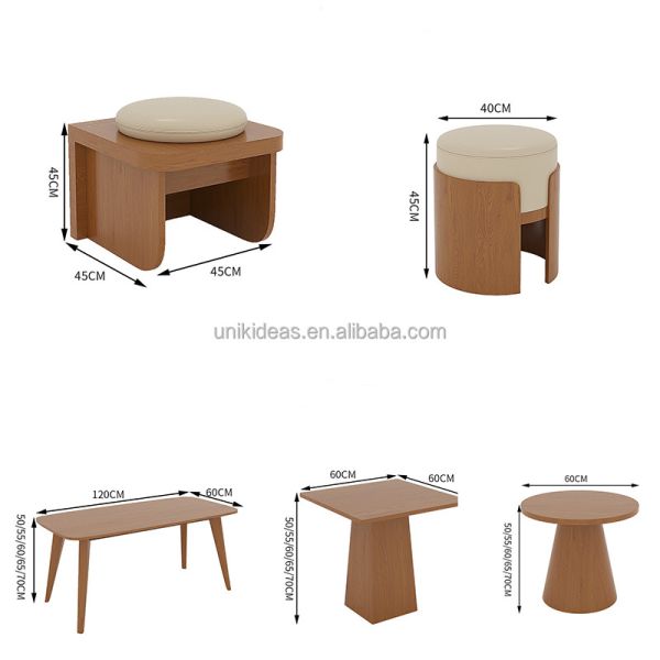 High Quality Wooden Restaurant Booth Seating with Solid Wood Tables Modern Cafe Dining Furniture for Business Use