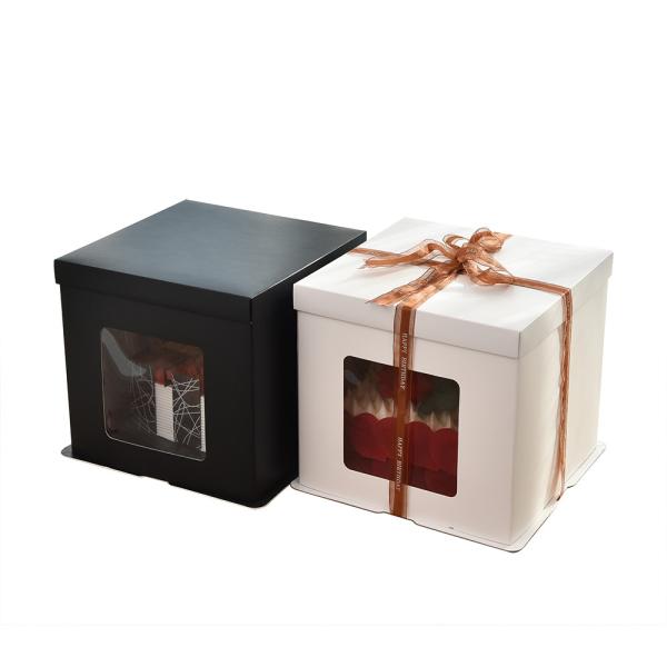 Handmade Luxury Custom Cake Box 6 8 10 Inch Party Baked Food Packaging