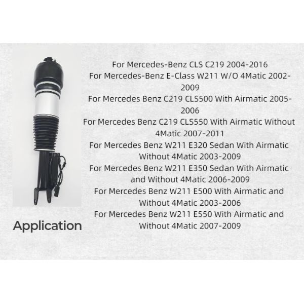 New Air Suspension for Mercedes E CLS -Class W211 W219 Front Right Air Strut AIRMATIC 2113205413 2113209413