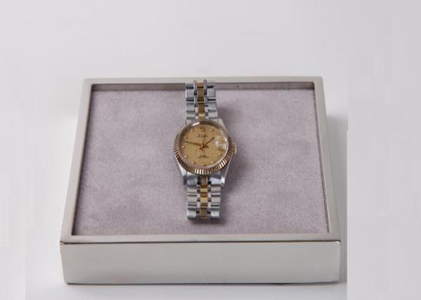 Flannelette Covered Metal Watch Display Box For Fashion Boutiques Store